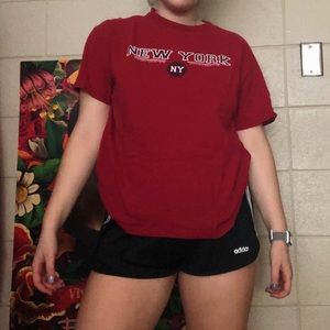 Red vintage New York t-shirt
